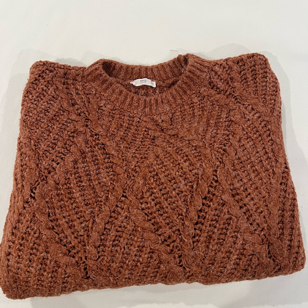 Mango Oversized Cable Sweater
